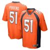Ronnie Perkins 51 Denver Broncos Men Game Jersey - Orange