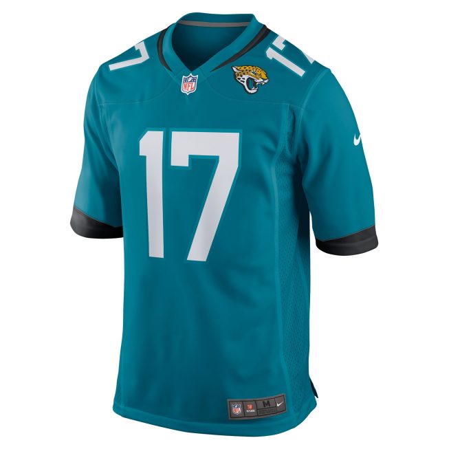 Evan Engram Jacksonville Jaguars Game Jersey - Teal - Image 2