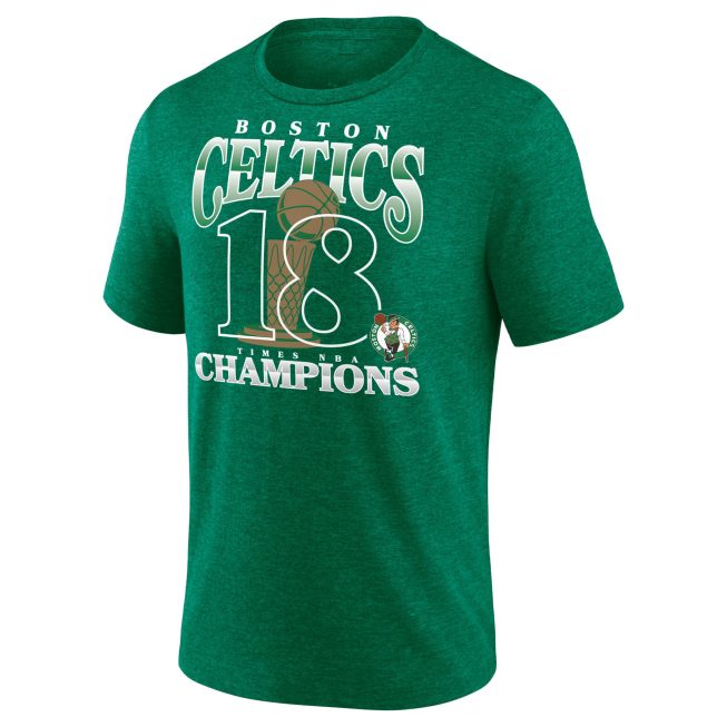 Boston Celtics 18-Time Finals Champions Unisex T-Shirt - Green - Image 2