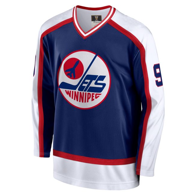 Bobby Hull Winnipeg Jets Fanatics Breakaway Retired Player Jersey - Navy - Image 2