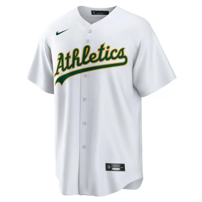 Esteury Ruiz 1 Oakland Athletics Home Men Jersey - White - Image 2