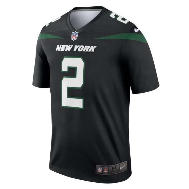 Zach Wilson New York Jets Legend Jersey - Black - Image 2