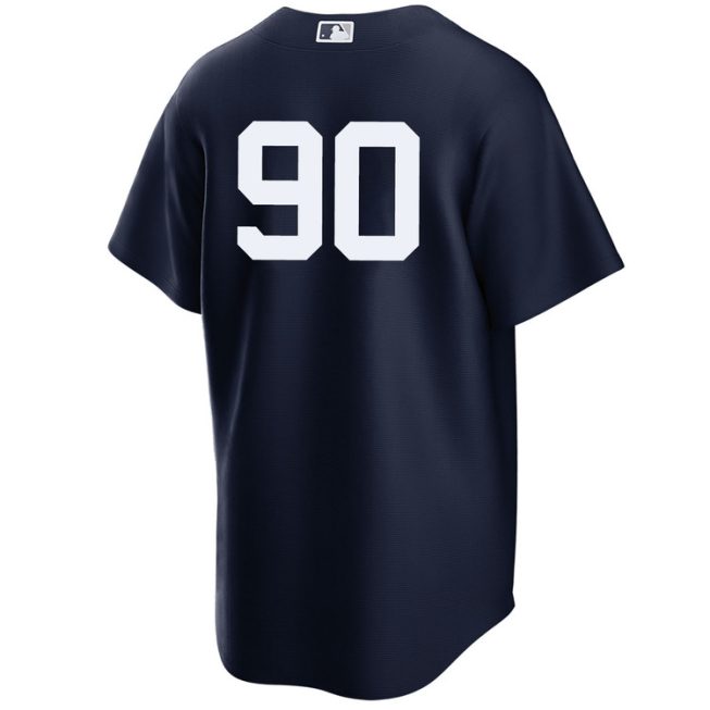 Jorbit Vivas New York Yankees Alternate Navy Player World Series Jersey - Image 2