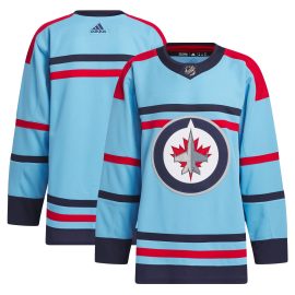 Winnipeg Jets Anniversary Primegreen Authentic Jersey - Light Blue