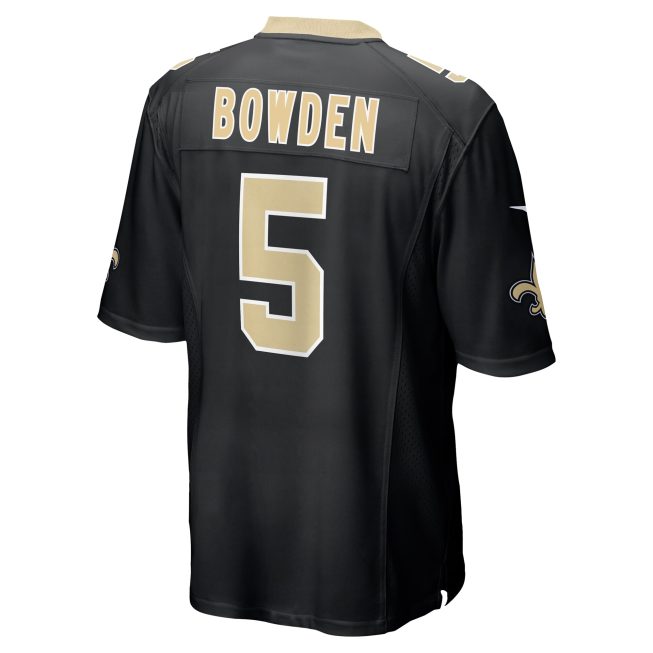 Lynn Bowden Jr. New Orleans Saints Team Game Jersey - Black - Image 3