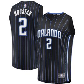 Caleb Houstan Orlando Magic Fanatics Fast Break Replica Jersey - Icon Edition - Black