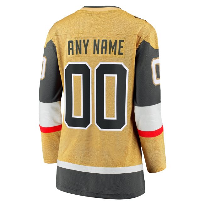 Vegas Golden Knights Fanatics Women's Home Breakaway Custom Jersey - - Image 3