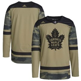 Toronto Maple Leafs Logo Military Appreciation Team Authentic Practice Jersey - Camo
