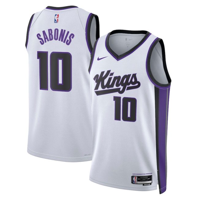 Domantas Sabonis 10 Sacramento Kings Unisex Swingman Jersey - Association Edition - White