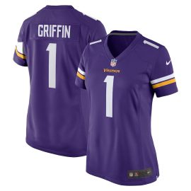Shaquill Griffin 1 Minnesota Vikings Team Game Women Jersey - Purple