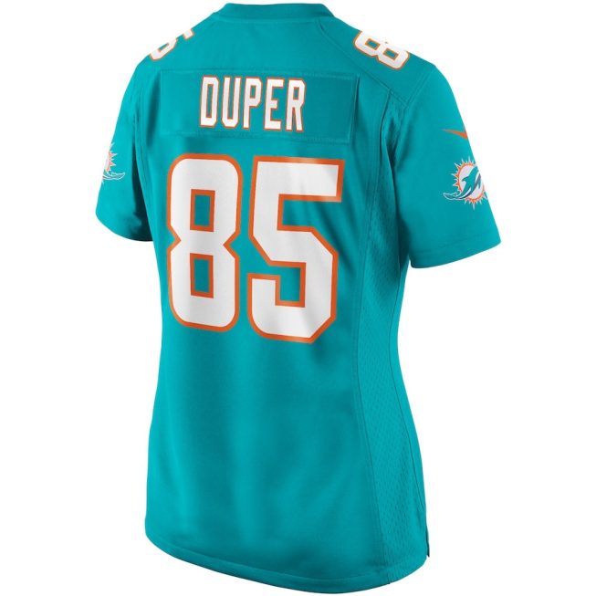 Mark Duper 85 Miami Dolphins Women Game Retired Jersey - Aqua - Image 3