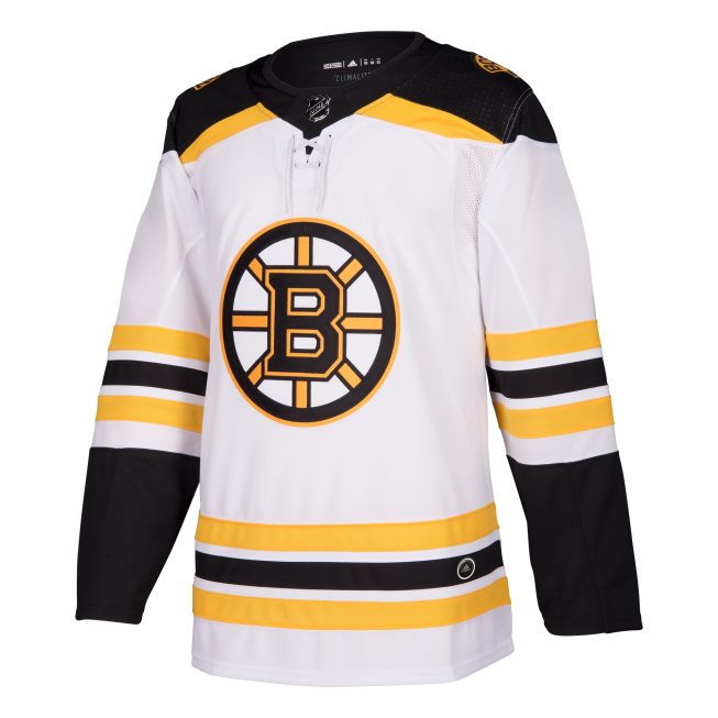 Boston Bruins Away Authentic Blank Jersey - White - Image 2