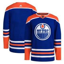 Edmonton Oilers Home Primegreen Authentic Blank Jersey - Royal