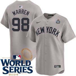 Will Warren New York Yankees Road Limited World Series Jersey