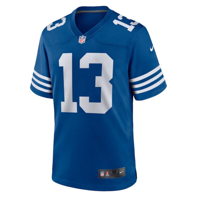 T.Y. Hilton 13 Indianapolis Colts Men Alternate Team Game Jersey - Royal - Image 2