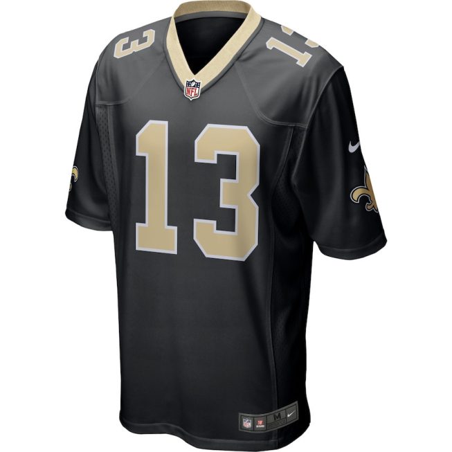 Michael Thomas 13 New Orleans Saints Men Game Jersey - Black - Image 2