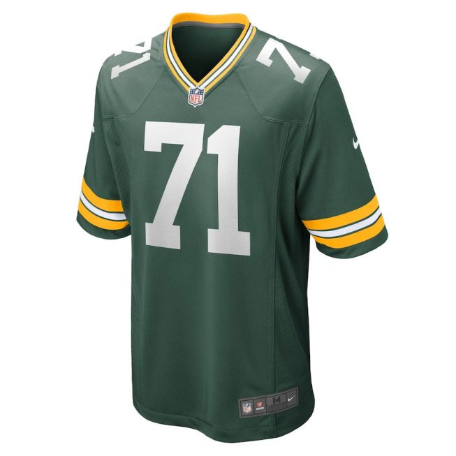 Josh Myers 71 Green Bay Packers Men Game Jersey - Green - Image 2