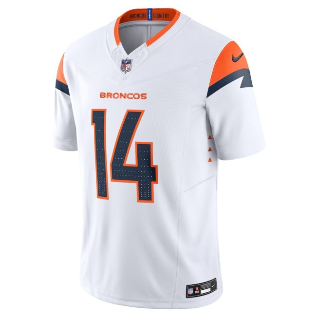 Courtland Sutton 14 Denver Broncos Vapor F.U.S.E. Limited Men Jersey - White - Image 2