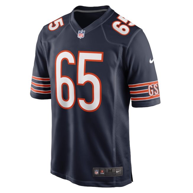 Cody Whitehair 65 Chicago Bears Men Game Jersey - Navy - Image 2