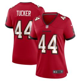 Sean Tucker 44 Tampa Bay Buccaneers Women Game Jersey - Red