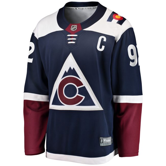 Gabriel Landeskog Colorado Avalanche Fanatics Premier Breakaway Player Jersey - Navy - Image 2