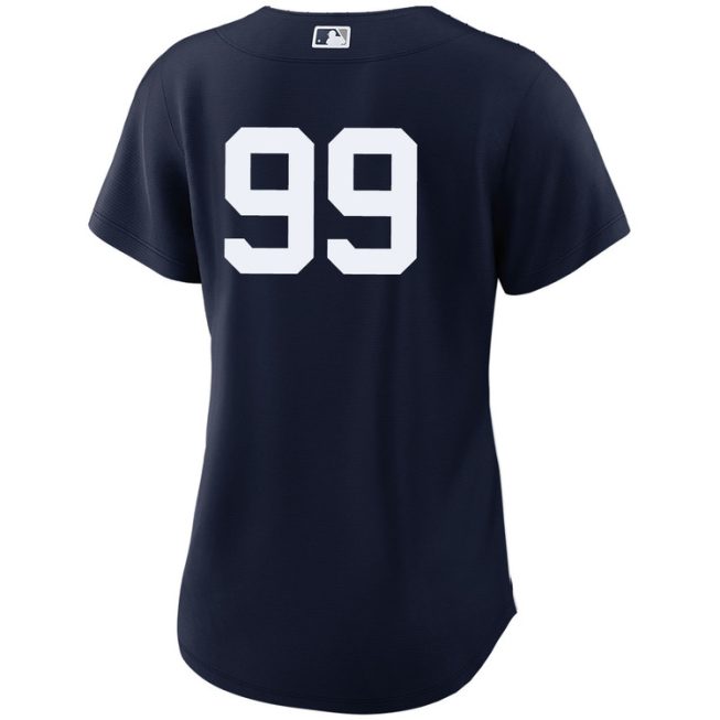 Aaron Judge New York Yankees Women's Alternate Navy Player World Series Jersey - Image 2