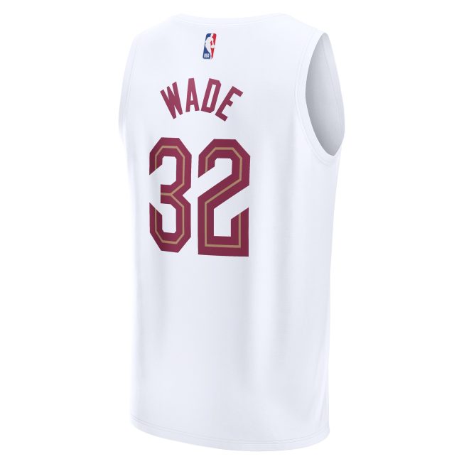Dean Wade Cleveland Cavaliers Fanatics Youth Fast Break Replica Player Jersey - Association Edition - White - Image 3