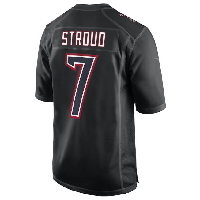 C.J. Stroud 7 Houston Texans Fashion Game Men Jersey - Black - Image 3