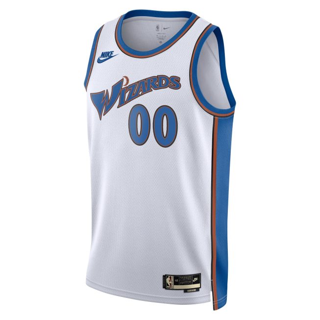 Washington Wizards Unisex 2022/23 Custom Swingman Jersey - Classic Edition - White - Image 2
