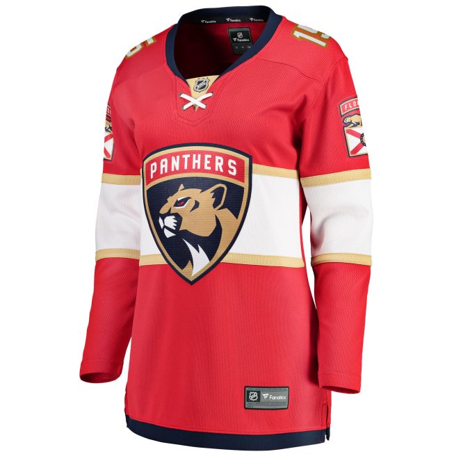 Anton Lundell Florida Panthers Fanatics Women's Home Breakaway Player Jersey - Red - Image 2