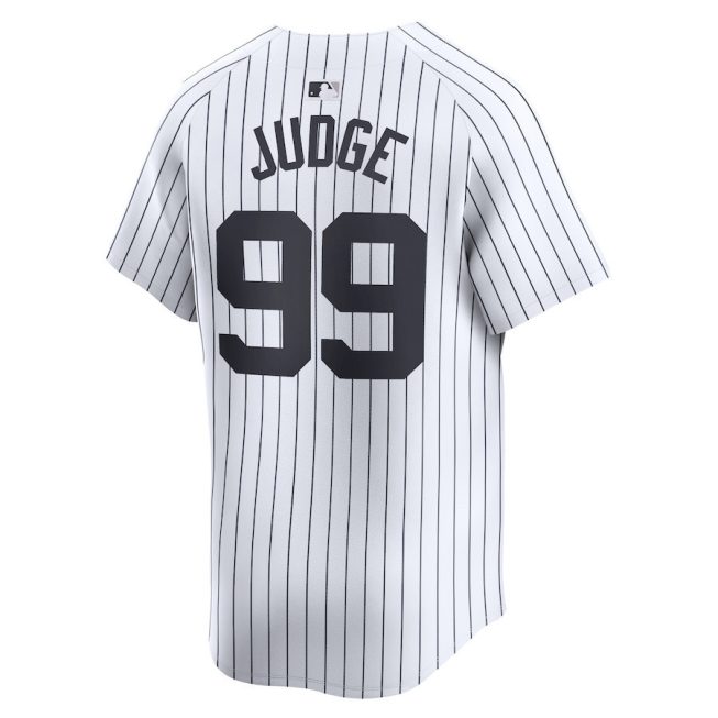 Aaron Judge 99 New York Yankees Home Limited YOUTH Jersey - White - Image 3
