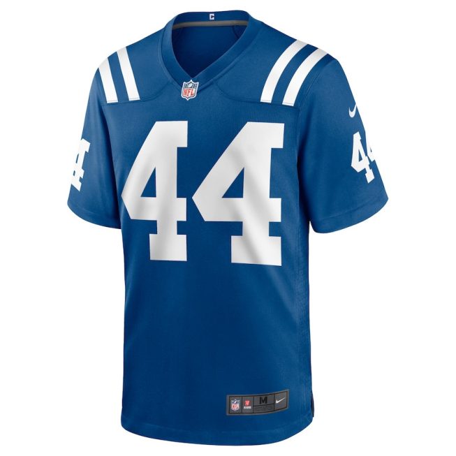 Zaire Franklin 44 Indianapolis Colts Men Game Jersey - Royal - Image 2