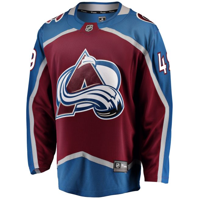 Samuel Girard Colorado Avalanche Fanatics Breakaway Player Jersey - Burgundy - Image 2