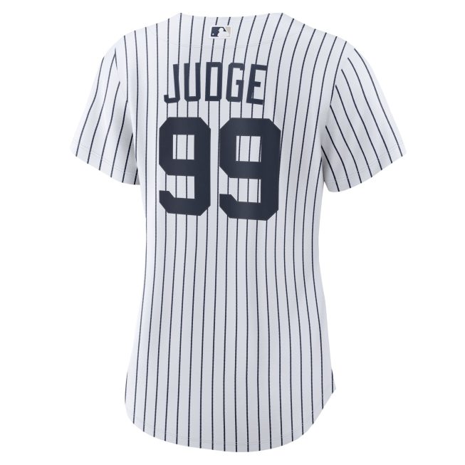Aaron Judge New York Yankees Women's Home Replica Player Jersey - White - Image 3