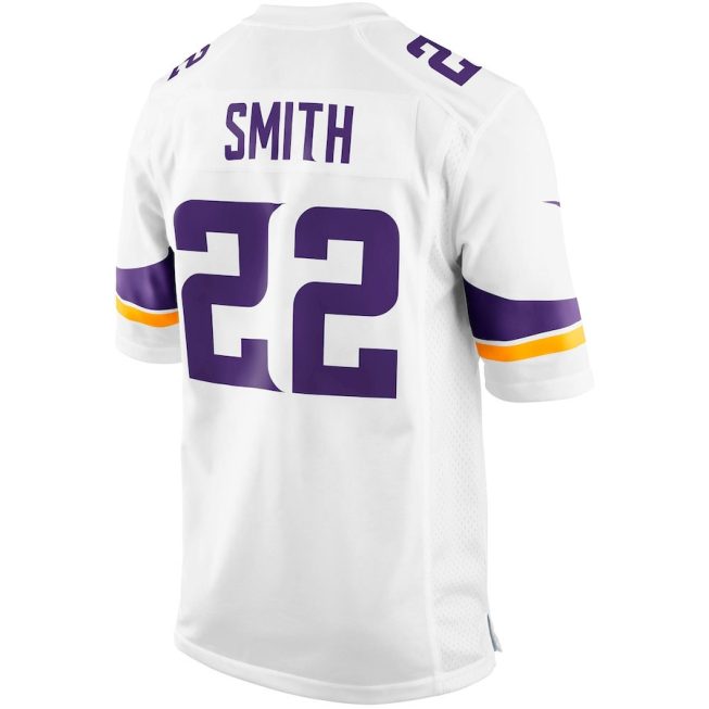 Harrison Smith 22 Minnesota Vikings YOUTH Game Jersey - White - Image 3