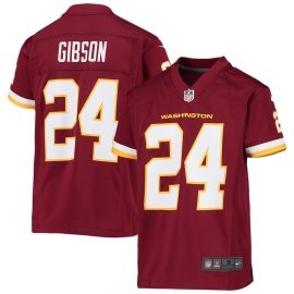 Antonio Gibson 24 Washington Commanders Team Game YOUTH Jersey - Burgundy