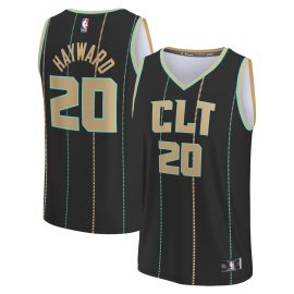Gordon Hayward Charlotte Hornets Fanatics Youth Fastbreak Jersey - City Edition - Black