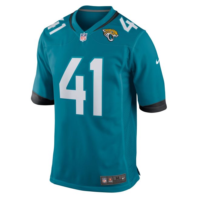 Josh Allen Jacksonville Jaguars Game Jersey - Teal - Image 2