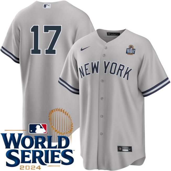 Aaron Boone New York Yankees Road Player World Series Jersey