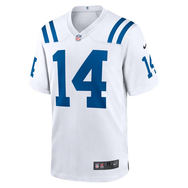 Alec Pierce Indianapolis Colts Away Game Player Jersey - White - Image 2