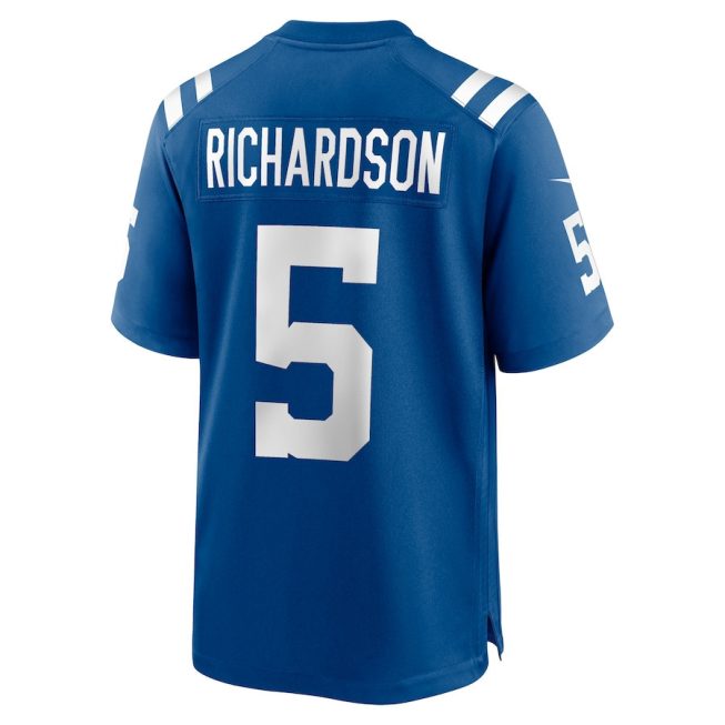 Anthony Richardson 5 Indianapolis Colts YOUTH Game Jersey - Royal - Image 3
