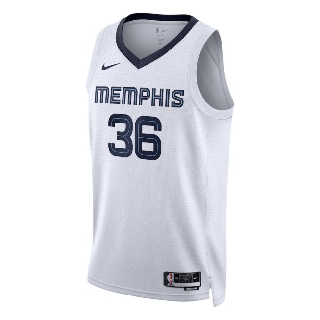Marcus Smart 36 Memphis Grizzlies Unisex Swingman Jersey - Association Edition - White - Image 2