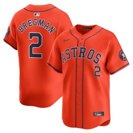 Alex Bregman Houston Astros Alternate Limited Player Jersey - Orange