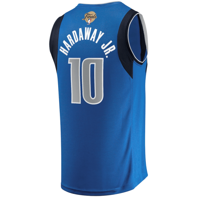 Tim Hardaway Jr. 10 Dallas Mavericks Fanatics 2024 Finals Fast Break Jersey - Icon Edition - Blue - Image 3