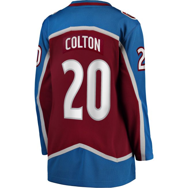 Ross Colton Colorado Avalanche Fanatics Women's Home Breakaway Player Jersey - Maroon - Image 3