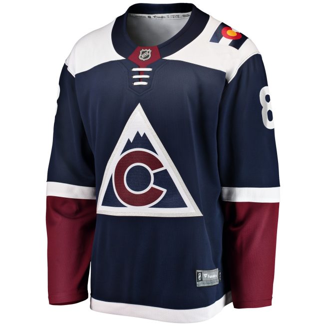 Cale Makar Colorado Avalanche Fanatics Alternate Premier Breakaway Player Jersey - Navy - Image 2