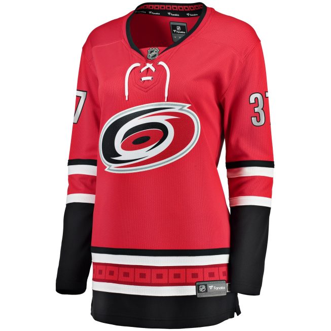 Andrei Svechnikov Carolina Hurricanes Fanatics Women's Alternate Breakaway Player Jersey - Red - Image 2