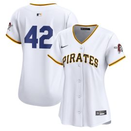 Pittsburgh Pirates Women's 2024 Jackie Robinson Day Home Limited Jersey - White