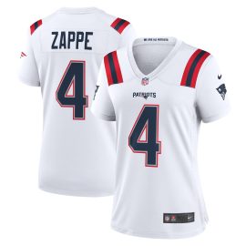 Bailey Zappe New England Patriots Women's Game Player Jersey - White