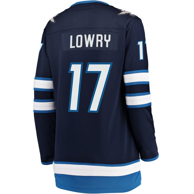 Adam Lowry Winnipeg Jets Fanatics Women's Breakaway Player Jersey - Navy - Image 3